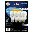 thumbnail image 1 of General Electric 67615 10.5W LED Soft White A19 Dimmable Light Bulb - 4 per Pack, 1 of 1