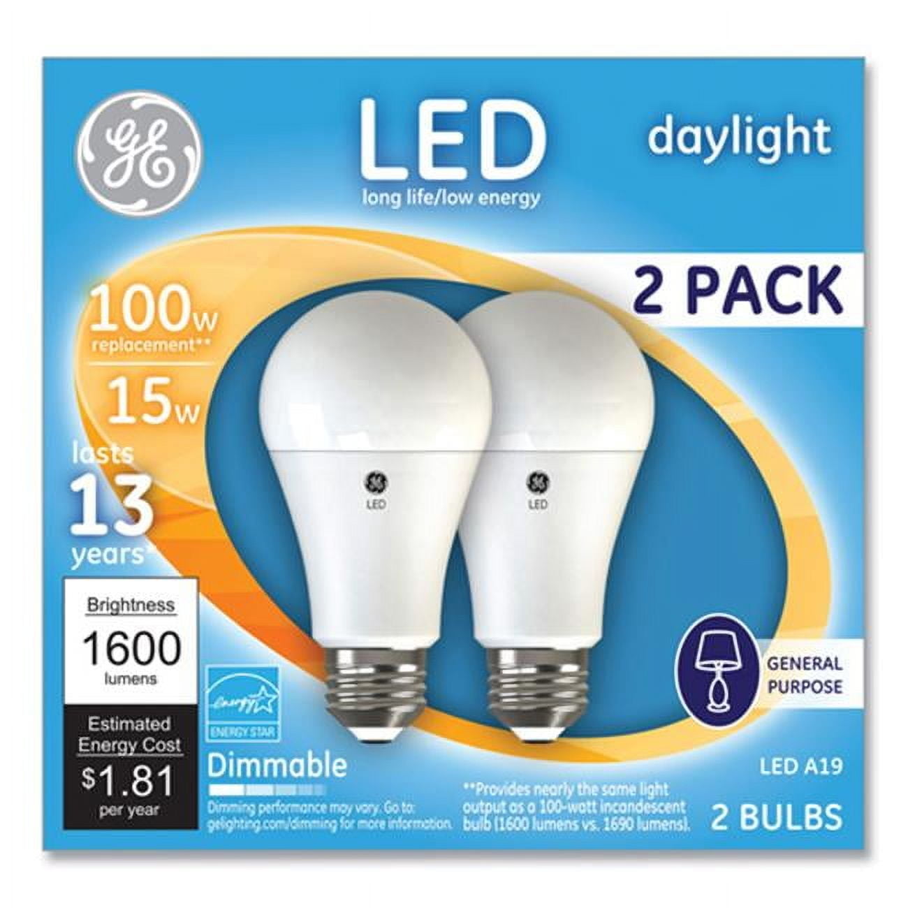 General Electric 93127672 100 watt LED Bulbs - A19 - Daylight - Pack of 4