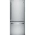 thumbnail image 1 of General Electric Bottom-Freezer Refrigerator, Stainless Steel, 30 in, 232 lb, 1 of 7
