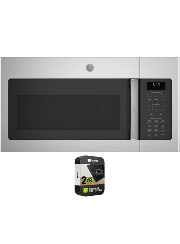 General Electric GE 1.7 Cu. Ft. Over-the-Range Fingerprint Resistant Microwave Oven Stainless Steel