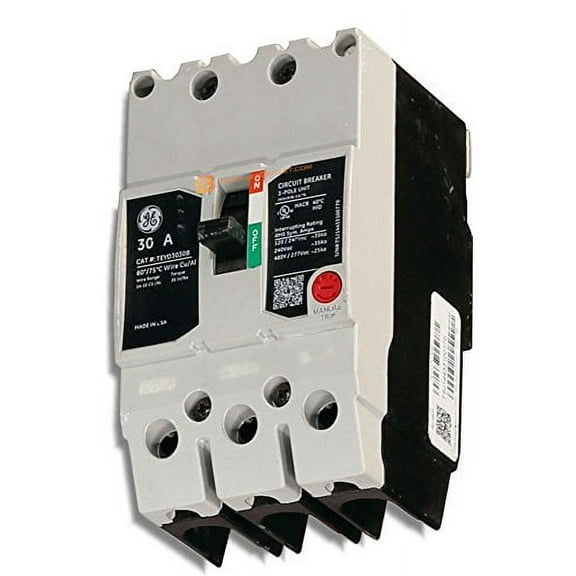 General Electric GE TEYD3030B 3 Pole 30 Amp 480v Circuit Breaker TEY TEYD