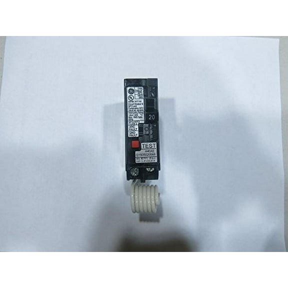General Electric GE THQL1120DF 1 Pole 20 Amp Dual Function Ground Fault Arc Fault Circuit Breaker THQL GF GFI AF AFI