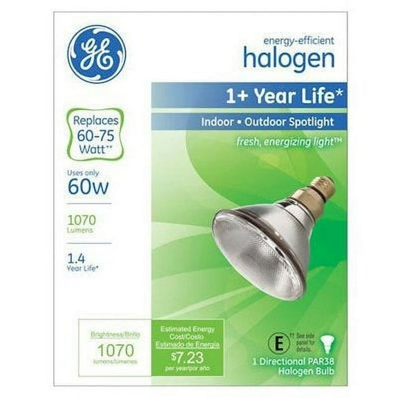 General Electric Halogen 60W Incandescent Light Bulbs