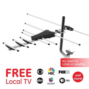 GE Outdoor Yagi HDTV Antenna, 1080p 4K Long Range