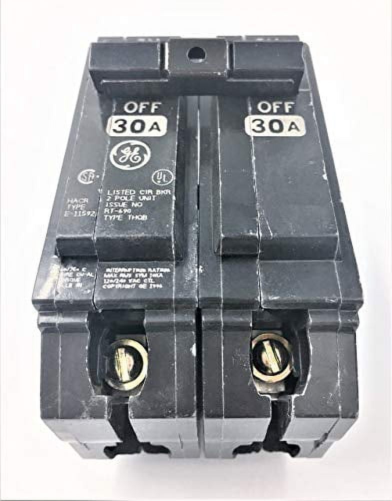 General Electric THQB2130 Circuit Breaker 1/pkg 30A 120/240V 2P, Color