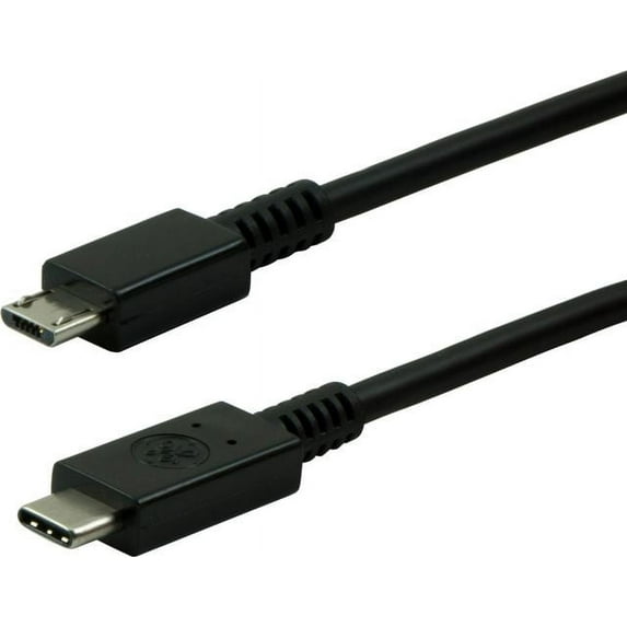 General Electric USB-C to Micro-B 3, Tablets, Cellphones, 3ft. Charging Cable, Black, Jasco – 33781