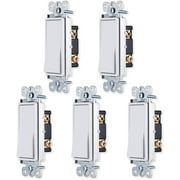 General Electric UltraPro Grounding Paddle Switch, 15A, White - 44017
