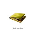 thumbnail image 1 of General Emergency Blanket, Emergency Gold Foil Blanket– Perfect for Outdoors, Hiking, Survival, Marathons or First Aid Gold and silver, 1 of 9