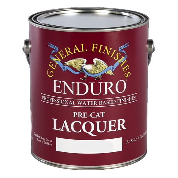 General Finishes, ENDURO Pre-Cat Lacquer, Satin, Gallon