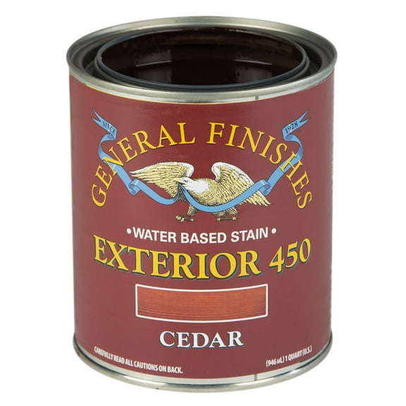 General Finishes, EXTERIOR 450 STAINS, Cedar, Quart