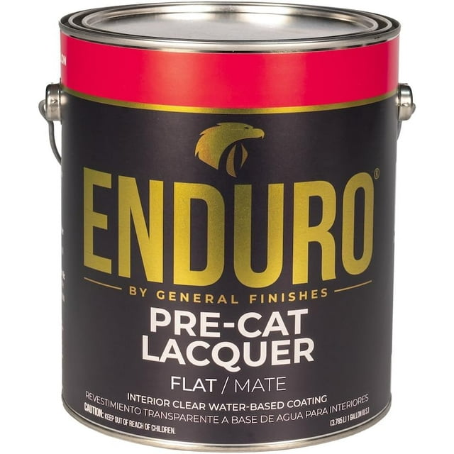 General Finishes Enduro PreCat Lacquer, 1 Gallon, Satin