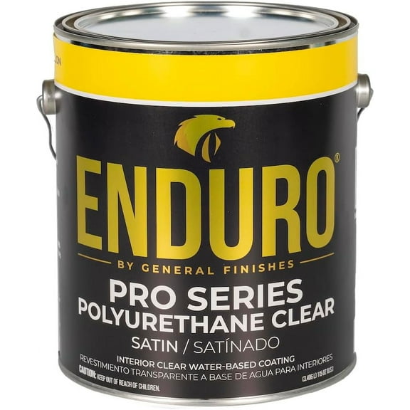 General Finishes Enduro Pro Series Clear Polyurethane, 1 Gallon, Satin