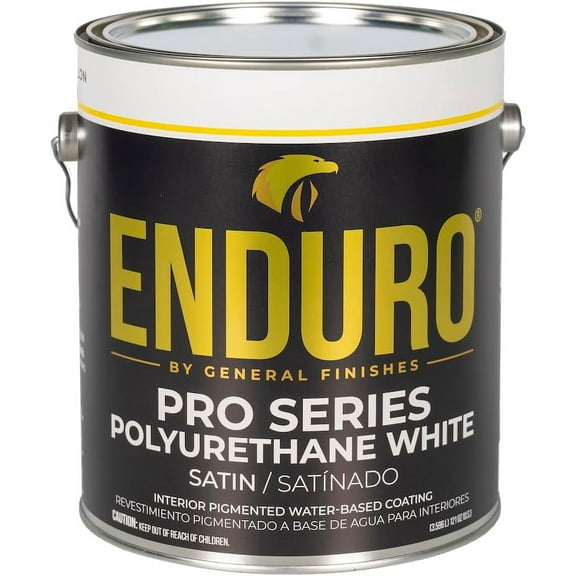 General Finishes Enduro Pro Series White Polyurethane, 1 Gallon, Satin