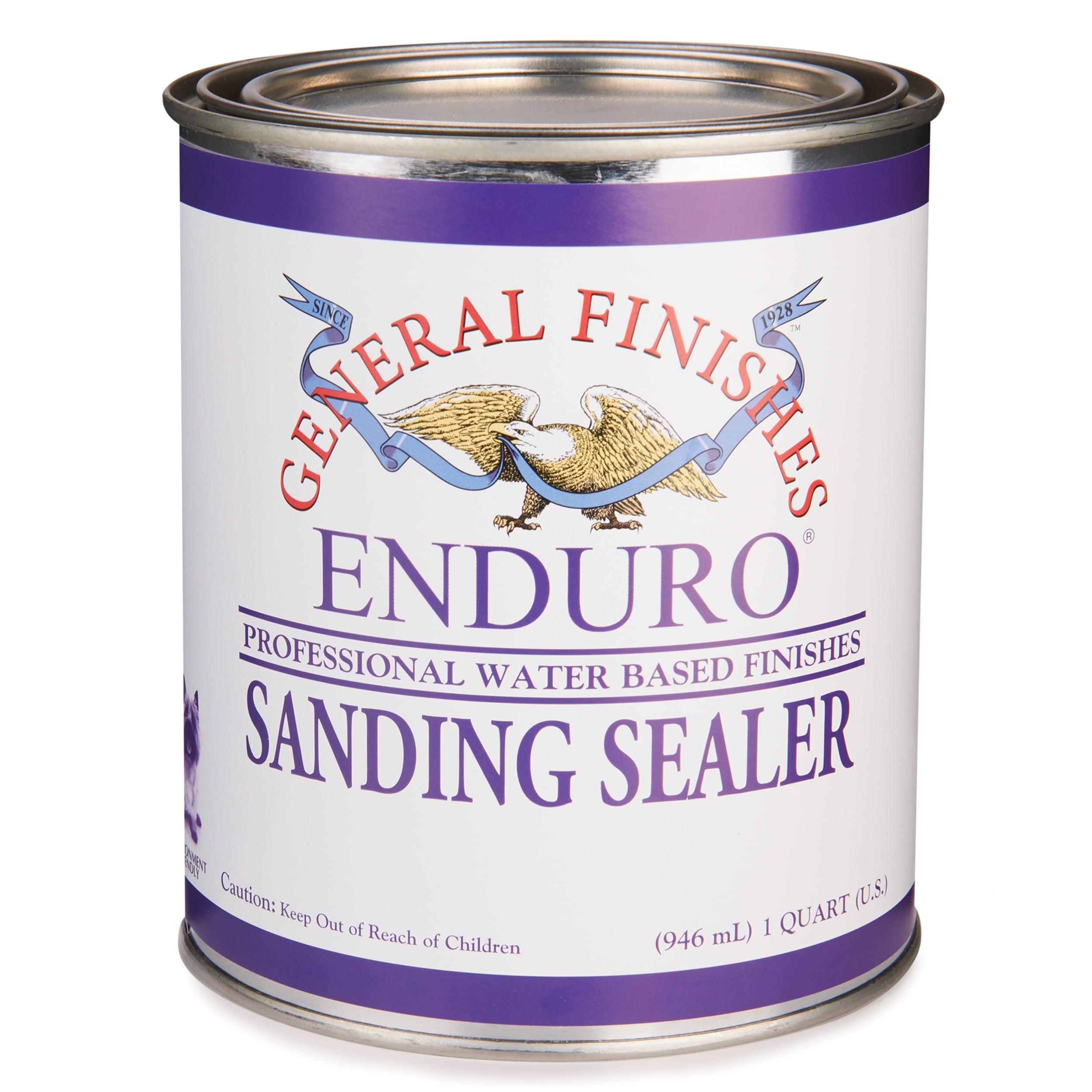 General Finishes, Enduro Sanding Sealer, Clear, Quart