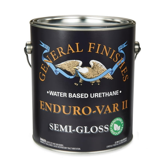 General Finishes Enduro Var II Varnish - Water Based - Semi-Gloss - Gallon