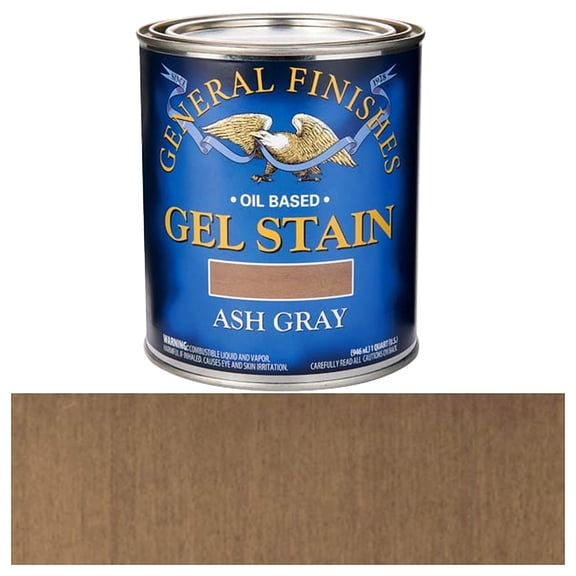 General Finishes Gel Stain, Ash Gray, Quart