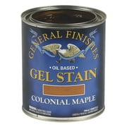 General Finishes, Gel Stain, Oil Based, Colonial Maple, Pint