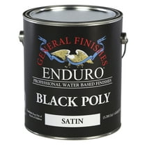 General Finishes Gf-Bp-1 1 Gallon Interior Black Water Base Poly - Satin