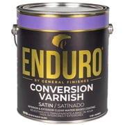 1 gal General Finishes CVS Clear Enduro Conversion Varnish Water-Based Topcoat with Part B NCO Catalyst, Satin