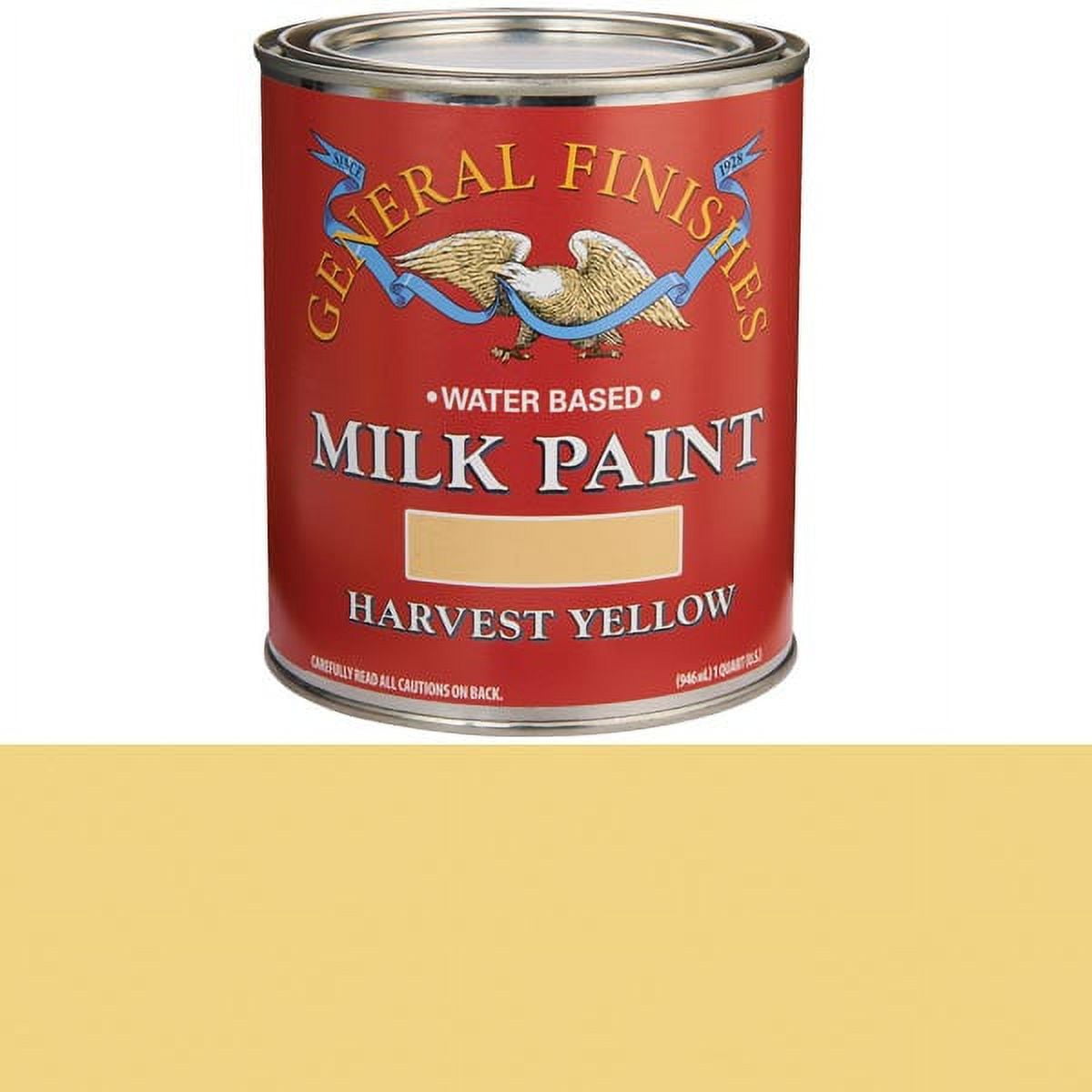 General Finishes Harvest Yellow Milk Paint, Quart