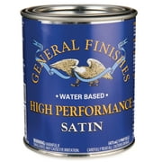 General Finishes High Performance Water Based Topcoat - 1 Pint - Satin