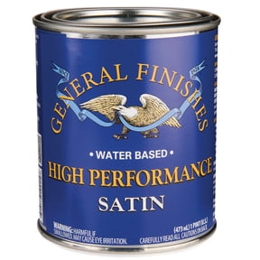 General Finishes High Performance Water Based Topcoat - 1 Pint - Satin