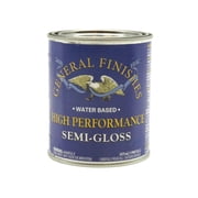 General Finishes High Performance Water Based Topcoat - 1 Pint - Semi-Gloss