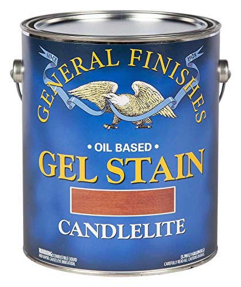 General Finishes Oil Base Gel Stain, 1 Gallon, Candlelite