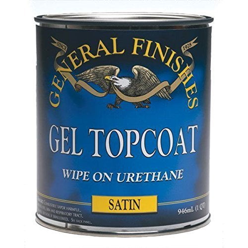 General Finishes SH Gel Topcoat Satin Interior Wood Stain, 946 mL