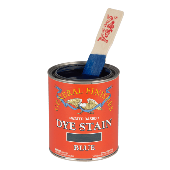 General Finishes, Water Based Dye, Blue, Pint