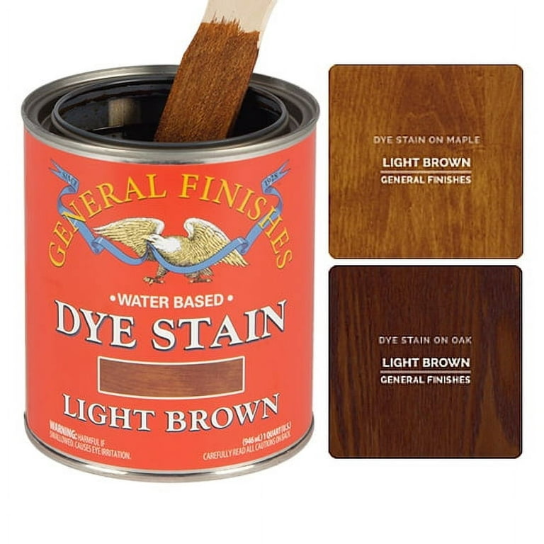 Brown Dyes - Using Liquid Brown Wood Dye To Make Brown Wood Stain For Oak  And Maple 