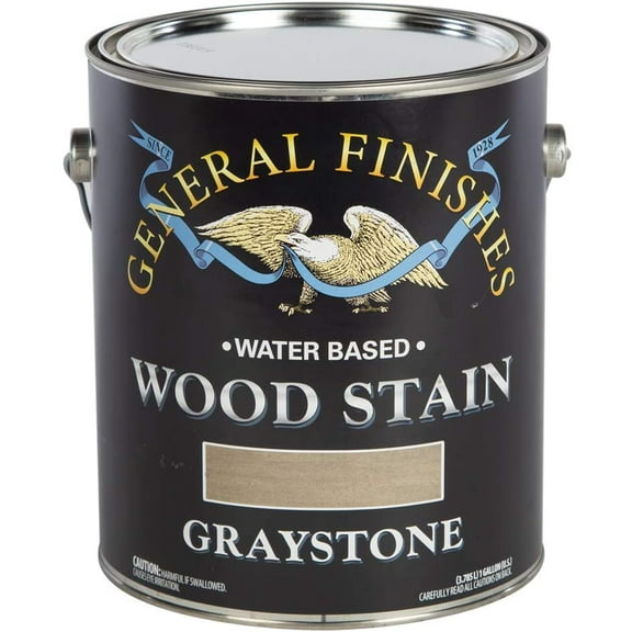 General Finishes Water Based Wood Stain, 1 Gallon, Graystone 1 Gallon Graystone