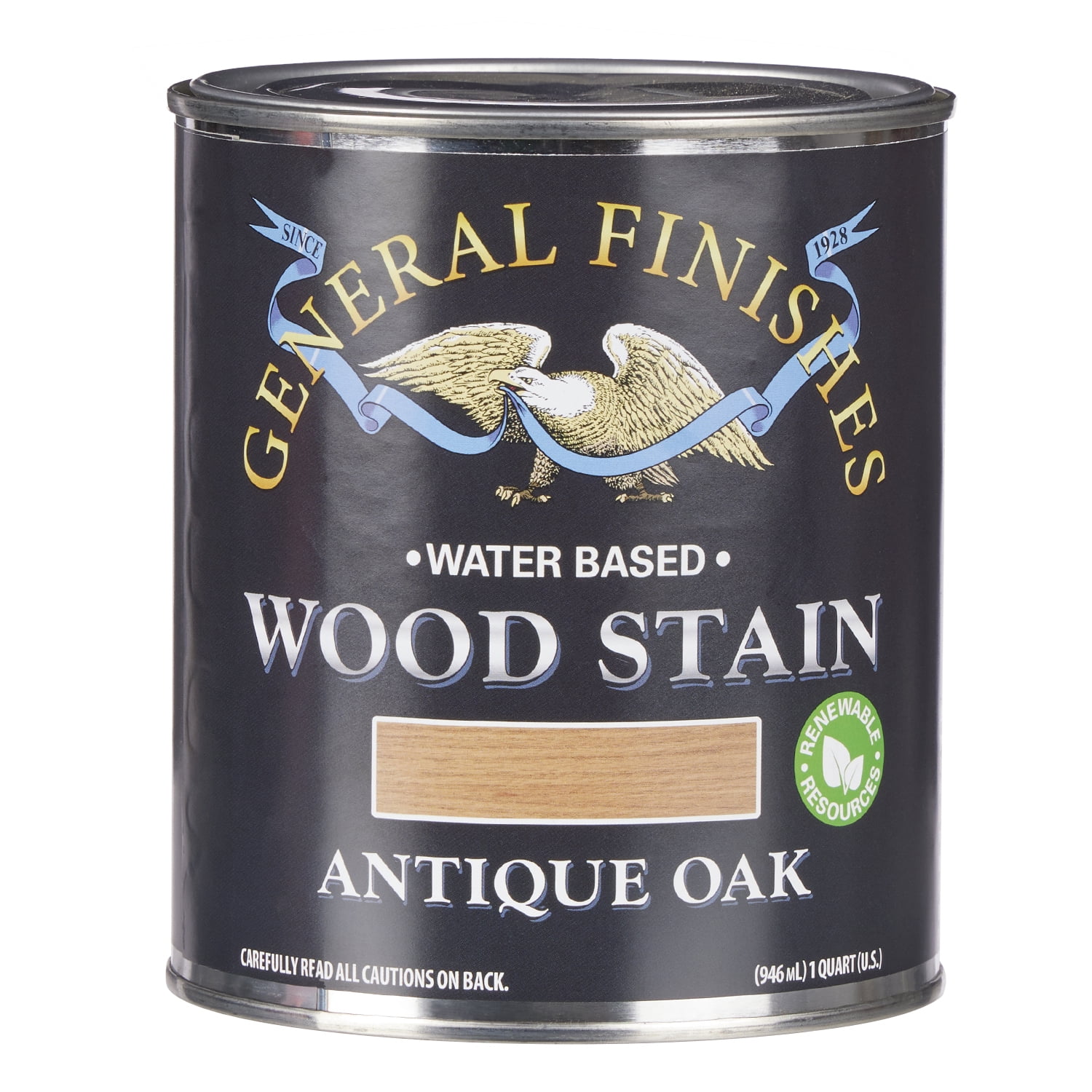General Finishes Water Based Wood Stain 1 Pint Antique Oak
