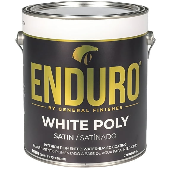 General Finishes, White Poly, Satin, Gallon