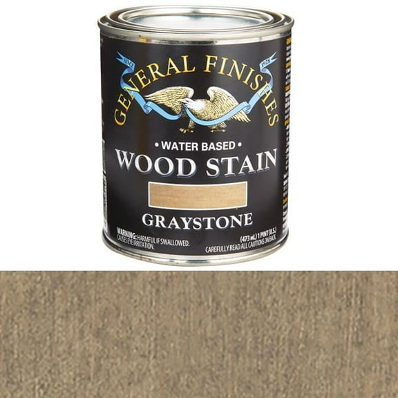 General Finishes Wood Stain, Water Based, Graystone Stain, Pint