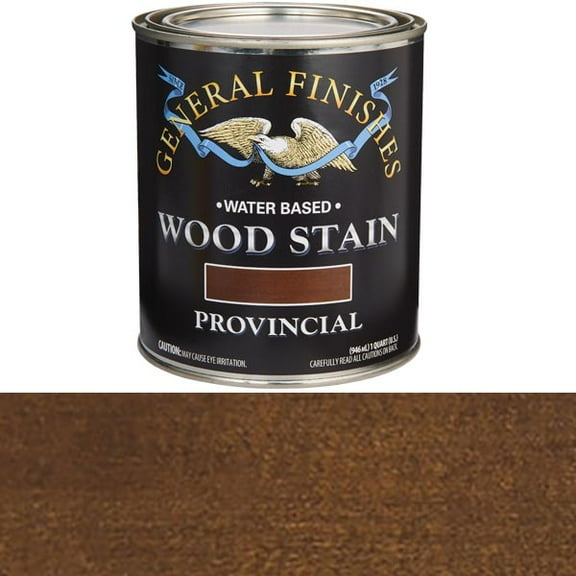 General Finishes Wood Stain, Water Based, Provincial Stain, Quart