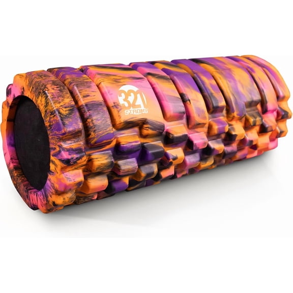 General Foam Roller - Medium Density Deep Tissue Massager for Muscle Massage and Myofascial Trigger Point Release, with 4K eBook