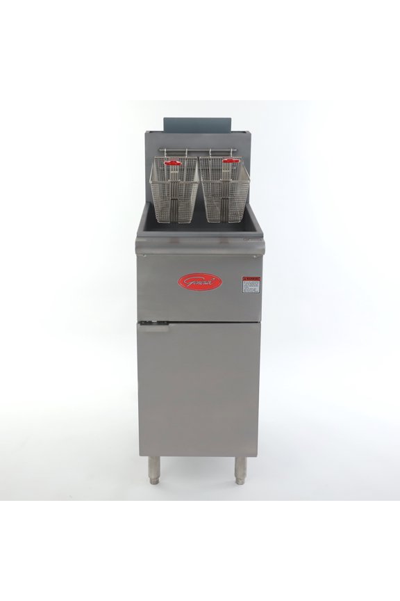 Foodservice Deep Fryer, 50 lb., 120,000 BTU, in Stainless Steel (GFF4-50LP)