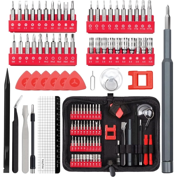 General Game Console Screwdriver Set: PS5 Beginners Repair Tool Kit for SSD Upgrade and Case Replacement - Controller Shell Remover for Daulsense Xbox Switch Handheld Console