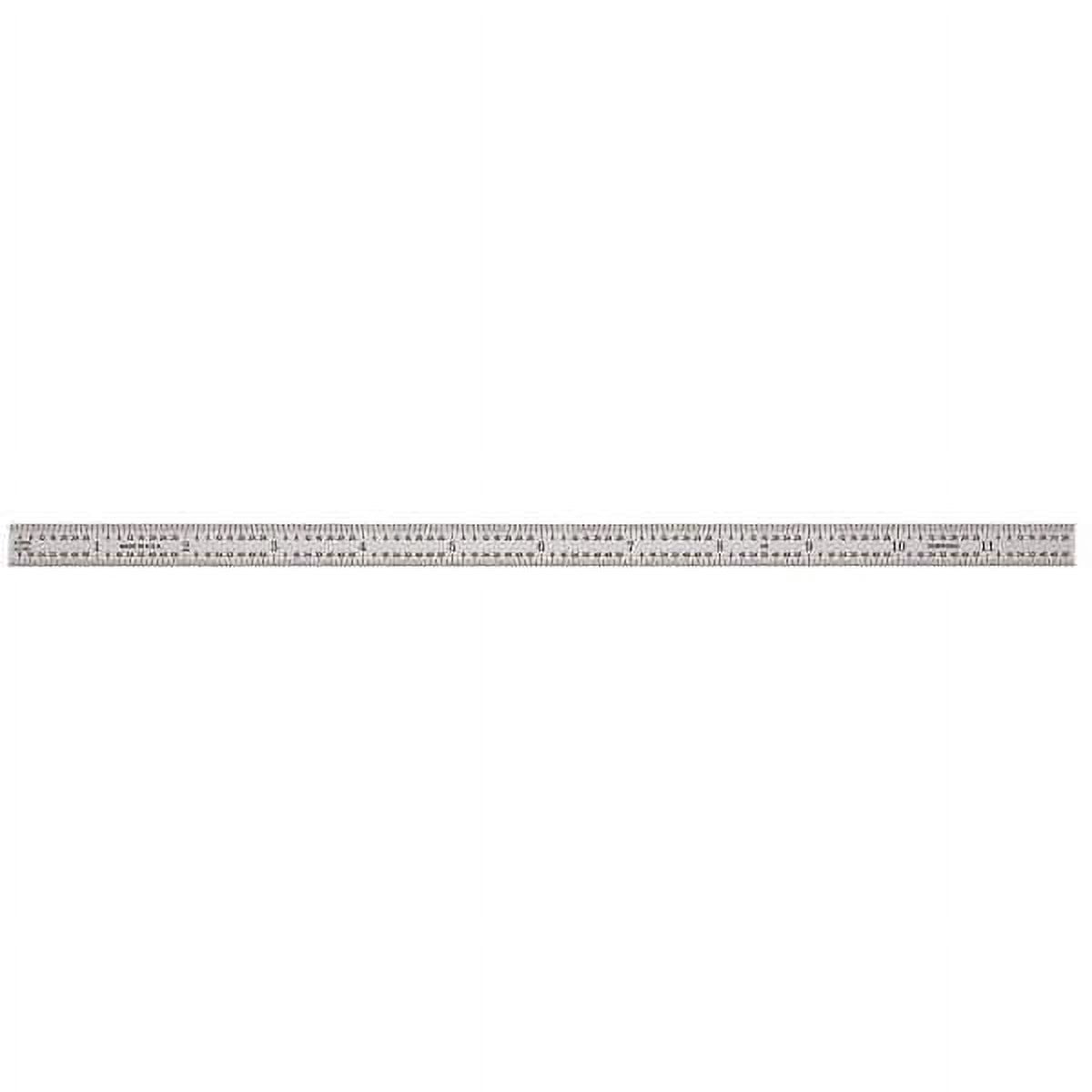 General General CF2445 24" Long, 1/100, 1/64, 1/32, 1/10" Graduation, Flexible Steel Rule
