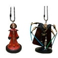 thumbnail image 1 of General Grievous & Padme Star Wars Set Keychain Dangler Figure Figurine Ornament New, 1 of 1