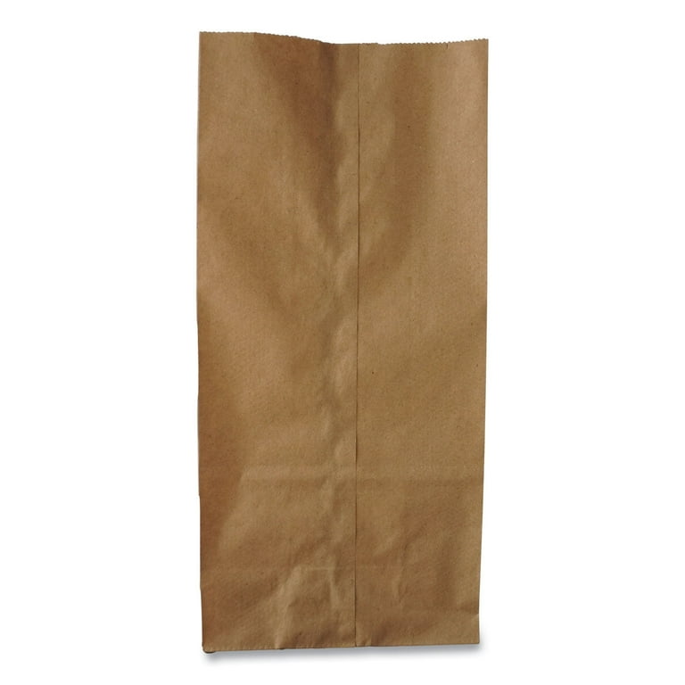 Grocery Paper Bags, 35 lb Capacity, #6, 6 Grocery Paper Bags, 35 lb Capacity, #6, 6