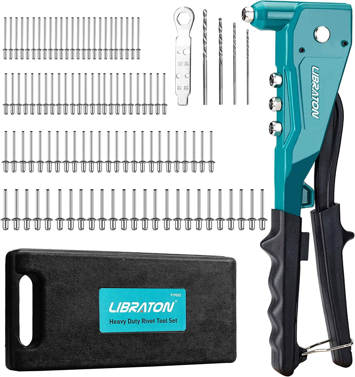 General Heavy Duty Rivet Gun, Pop Rivet Gun Set, Professional Hand ...