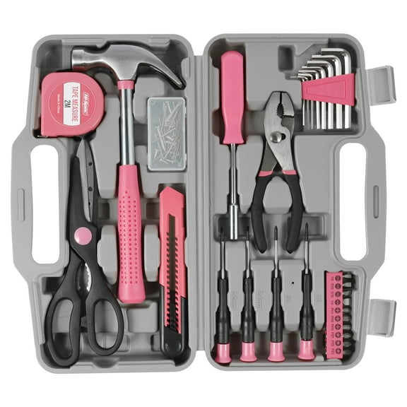 General Household Toolkit Versatile Portable Basic House DIY Tools Kit Practical Basics DIY Household Tool Set Safe Basic Home Repairing Tool Set for College Repairs