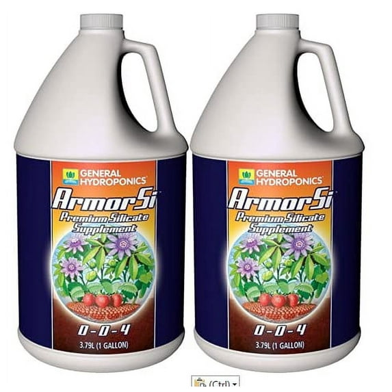 General Hydroponics Armor Si for Gardening (2 Pack 1 Gallon)