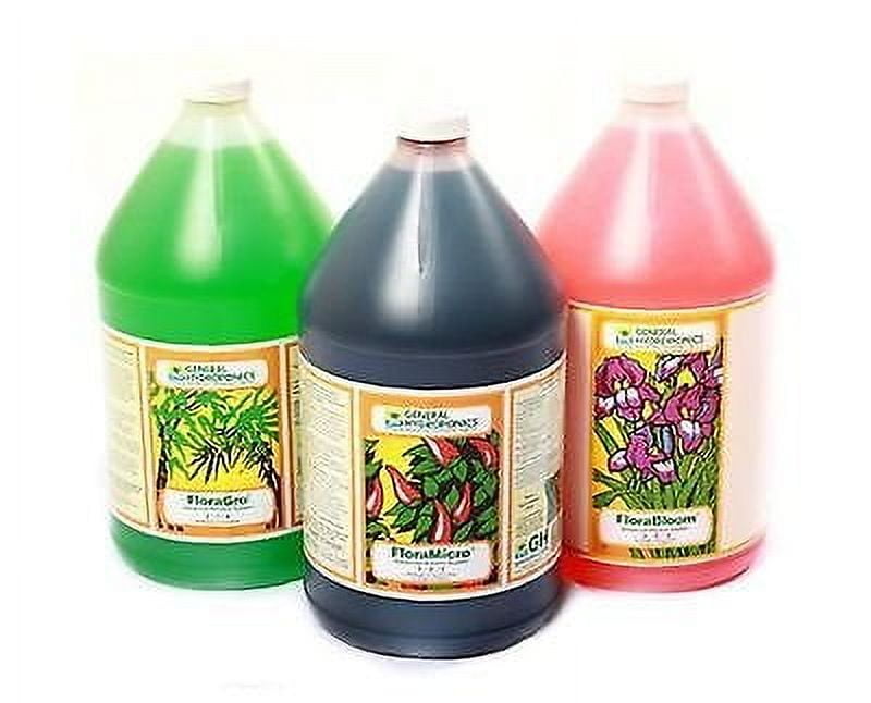 General Hydroponics Flora Series Gallon - Tri-Pack: FloraGro ...