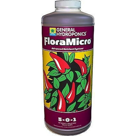 General Hydroponics FloraMicro, 1 Quart