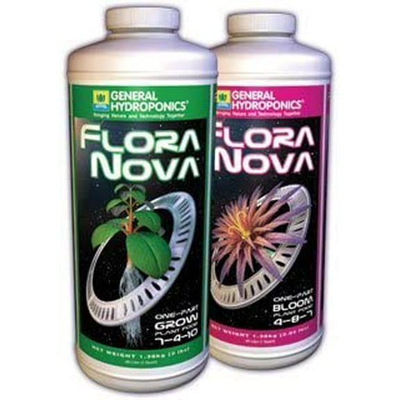 General Hydroponics FloraNova Combo Kit: Gro and Bloom (1 Quart)