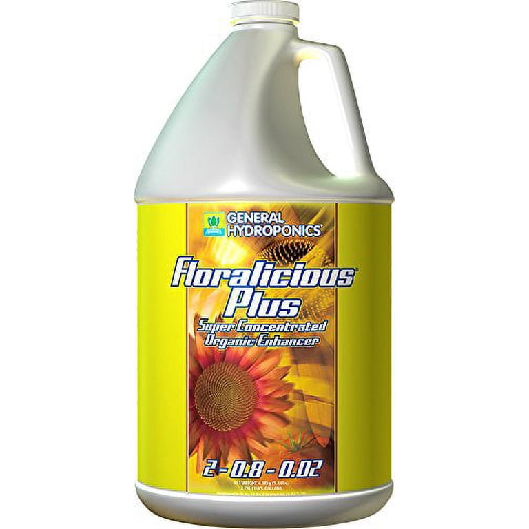 園芸養土・薬品 Floralicious Plus 1 Gallon General Hydroponics Floralicious Plus for Gardening, 1-Gallon