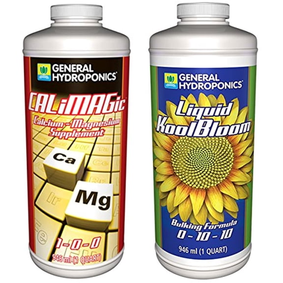 General Hydroponics GLCMBX0012 Calimagic and Liquid Koolbloom Combo, 1 Quart Fertilizer